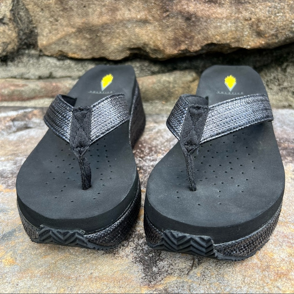 Volatile | Flip Flop Wedge Sandal | 8